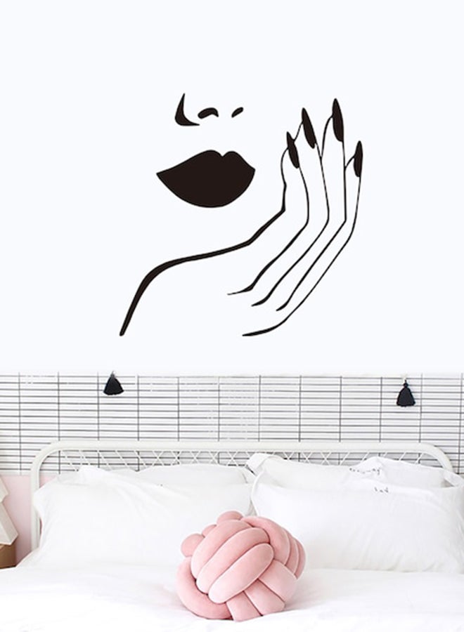 Beauenty Creative Beauty Pattern Wall Sticker Black 58 x 59cm - Image 1