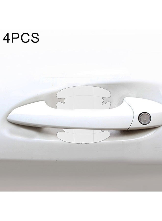 4-Piece Car-Styling Car Door Handle Scratch Resistant Sticker - Image 3