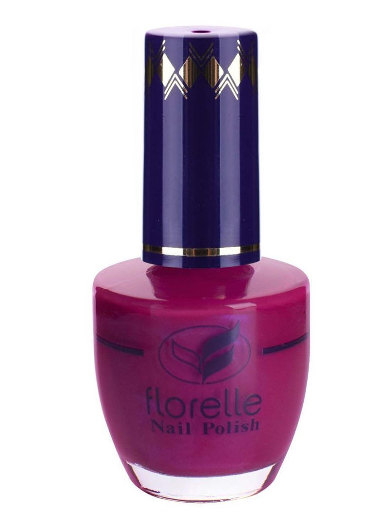 فلوريل طلاء أظافر جيليش بلون غني يدوم طويلاً 107 فوشيا - Image 1