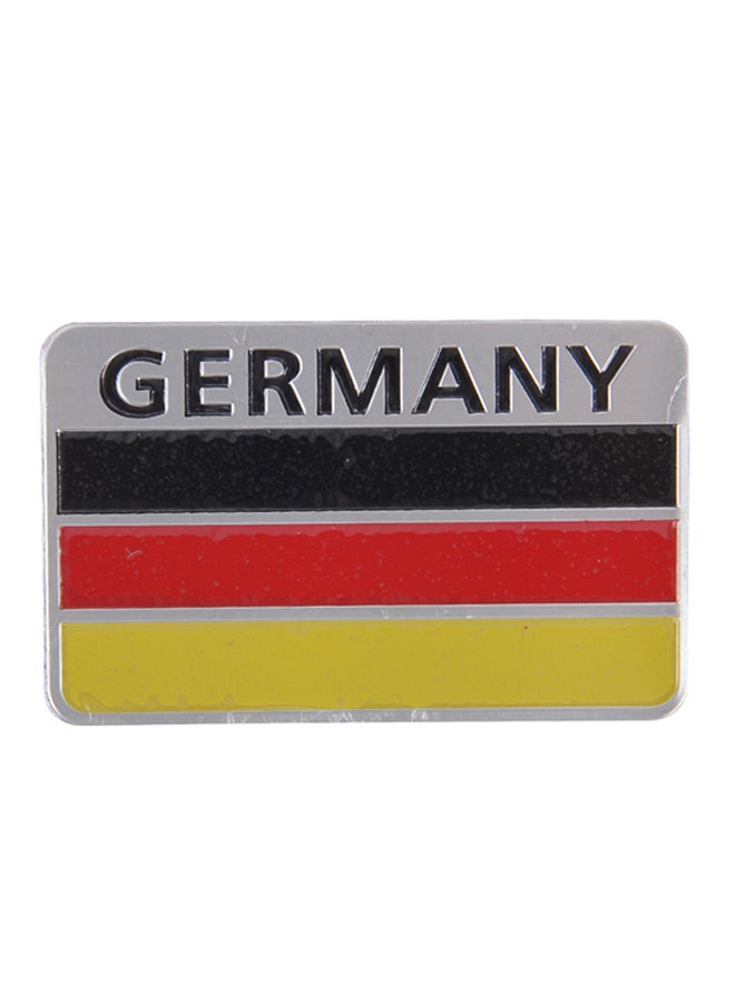 Germany Flag Style Metal Car Sticker - Image 1