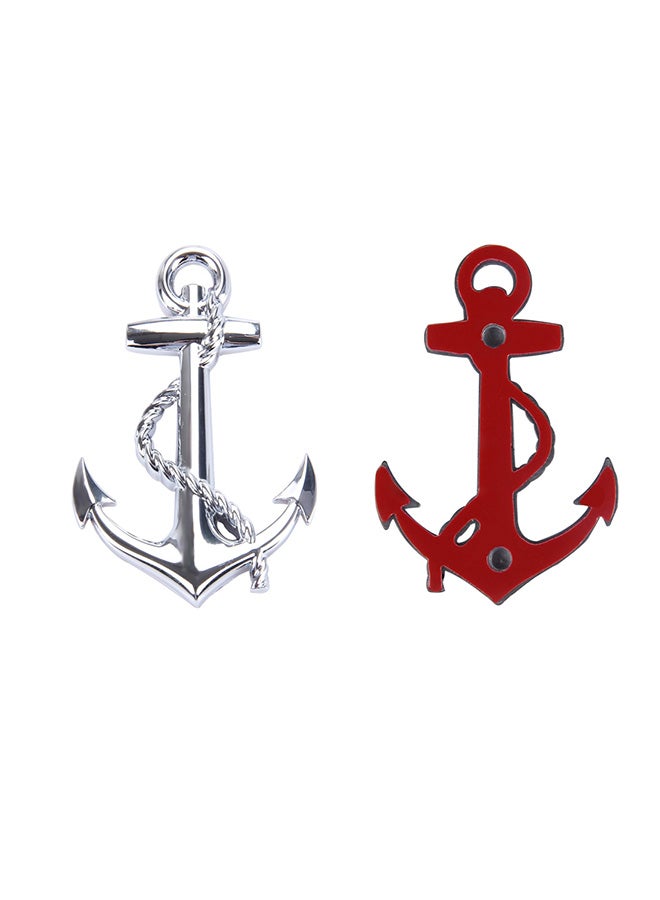 Generic Ship Anchor Shape Car Auto Metal Sticker  - Image 2