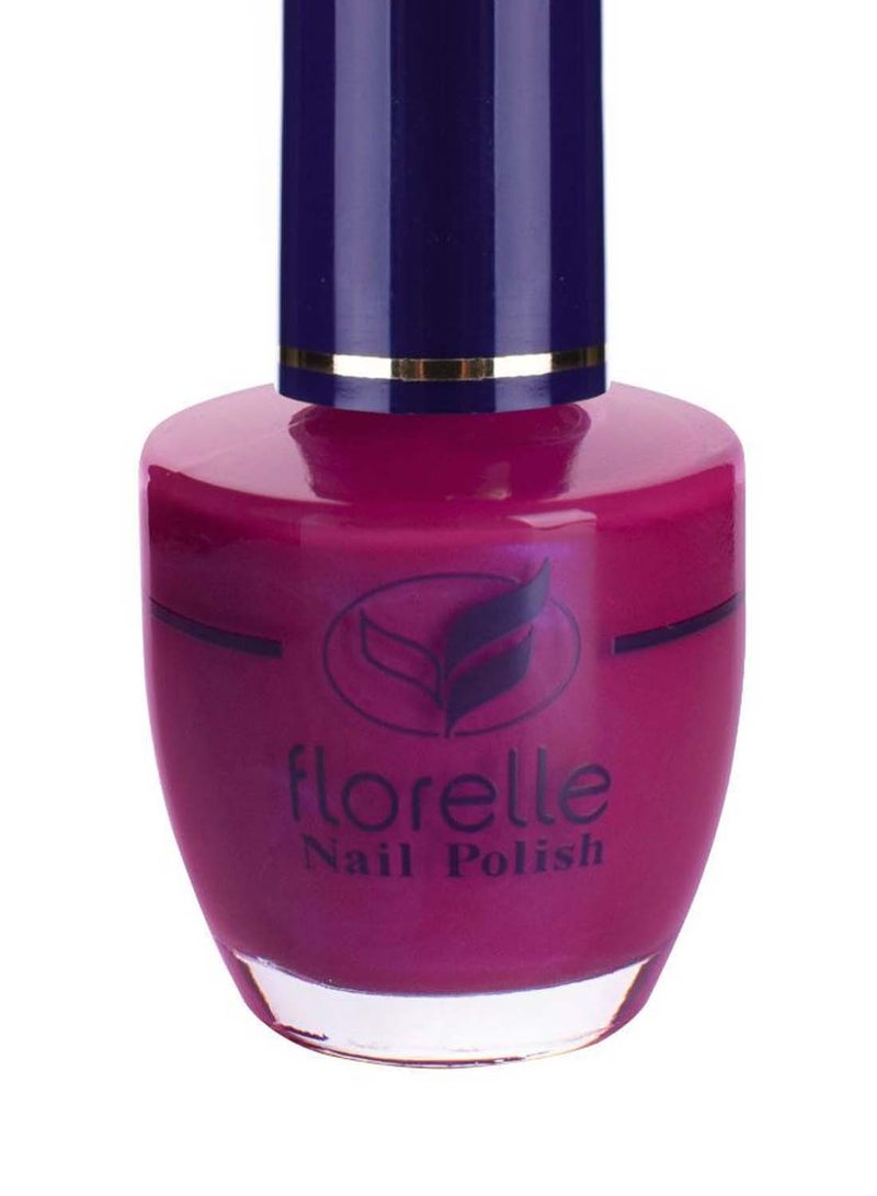 فلوريل طلاء أظافر جيليش بلون غني يدوم طويلاً 107 فوشيا - Image 2