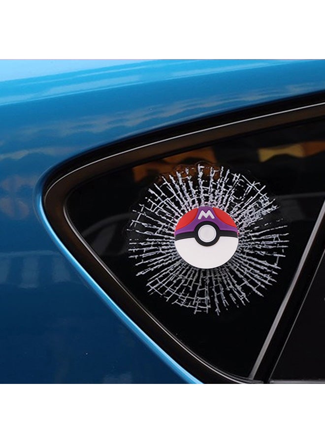 Creative 3D Deco Pokemon Go Car Window Crack Decal Sticker - Image 4