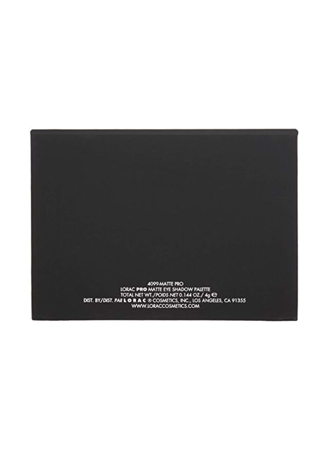 Lorac Pro Matte Eye Shadow Palette Bare/Latte/Jet Black - Image 5
