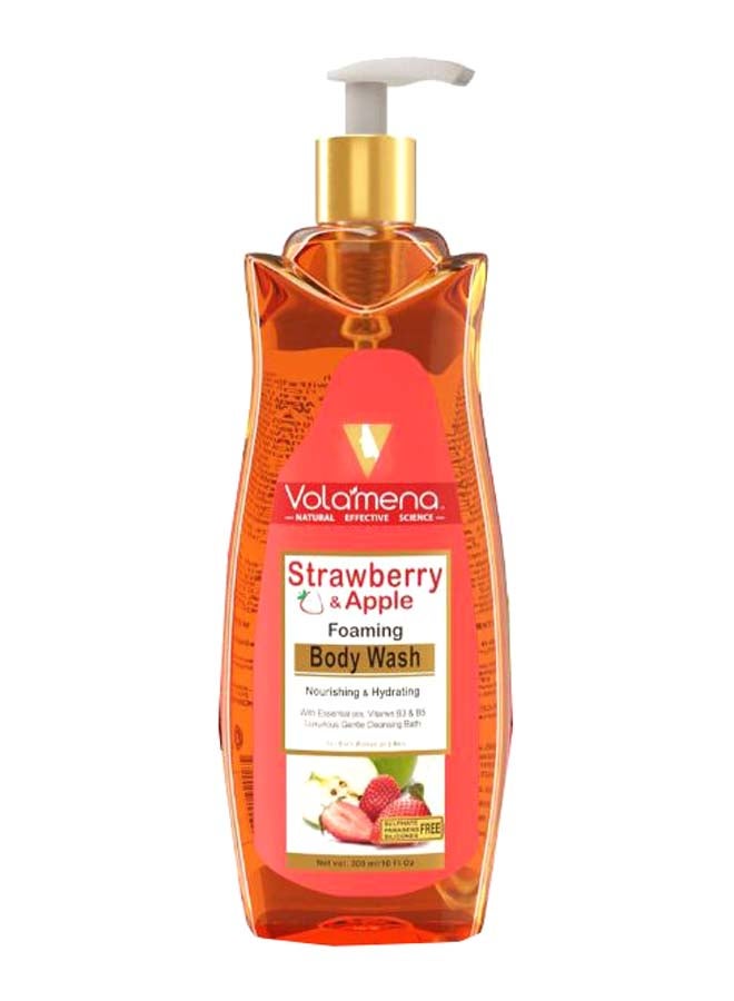 VOLAMENA Strawberry And Apple Foaming Body Wash 300ml