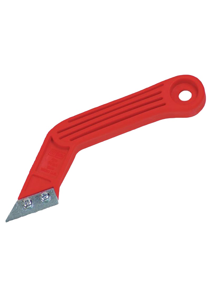 Professional Cleaning Tile Handle Grout Blade Hand Tool Red/Silver 8inch 