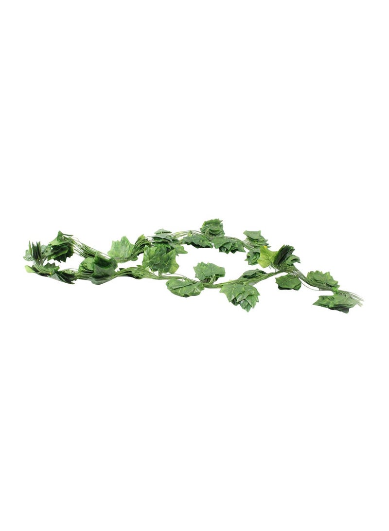 Sharpdo 12-Piece Artificial Leaf Rattan Set Green  - Image 2