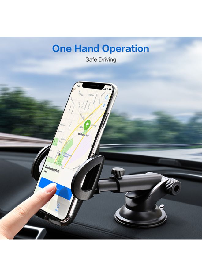 FLOVEME Dashboard/Windshield Car Mount Phone Holder Black/Grey - Image 5