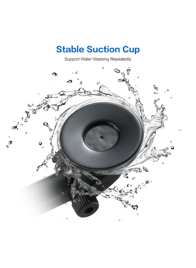 FLOVEME Dashboard/Windshield Car Mount Phone Holder Black/Grey - Image 4