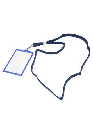 25-Piece Colored Vertical Badge Set With Lanyard Blue - v1576691416/N32557551A_1