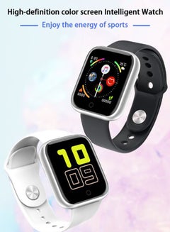 FESTNIGHT Heart Rate Monitoring Fitness Watch white  - Image 3