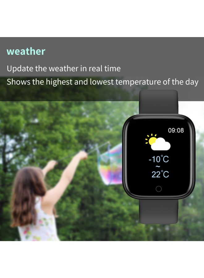 فيستنايت ساعة رياضية لتتبع معدل ضربات القلب واللياقة البدنية أسود - Image 2