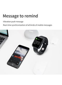 FESTNIGHT Heart Rate Monitoring Fitness Watch Black  - Image 4