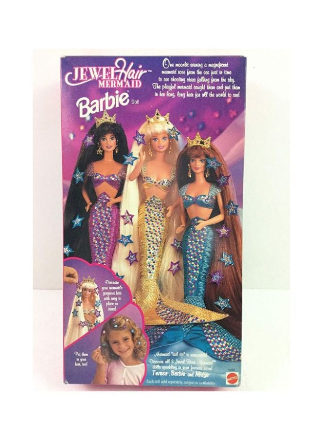 Mattel Games - Jewel Hair Mermaid Barbie Doll - Image 1