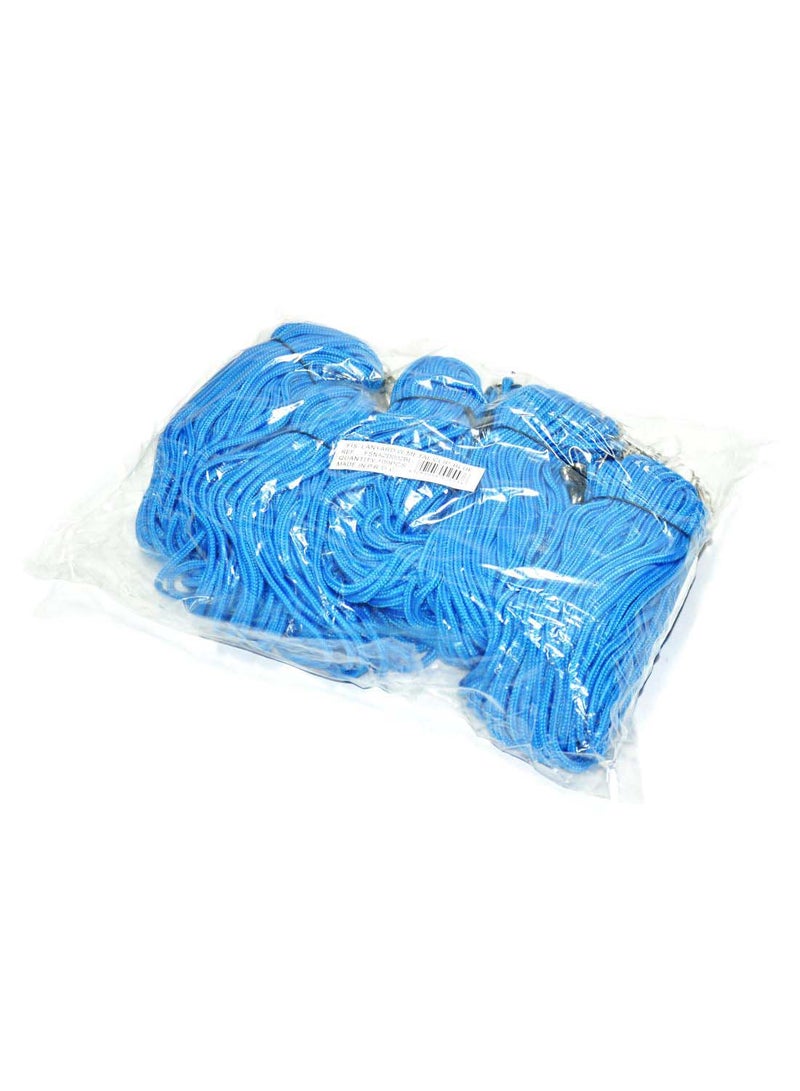 FIS 100-Piece Name Badge Lanyard Set With Clip Blue/Silver - Image 3