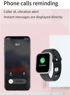 FESTNIGHT Heart Rate Monitoring Fitness Watch white  - Image 5