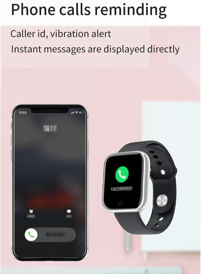 FESTNIGHT Heart Rate Monitoring Fitness Watch white  - Image 5