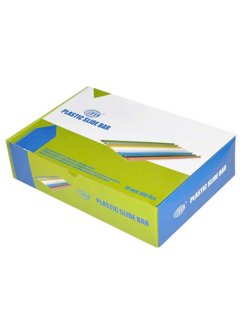 إف اي أس  طقم شرائط منزلقة لتثبيت الملفات من 100 قطعة أزرق - Image 3