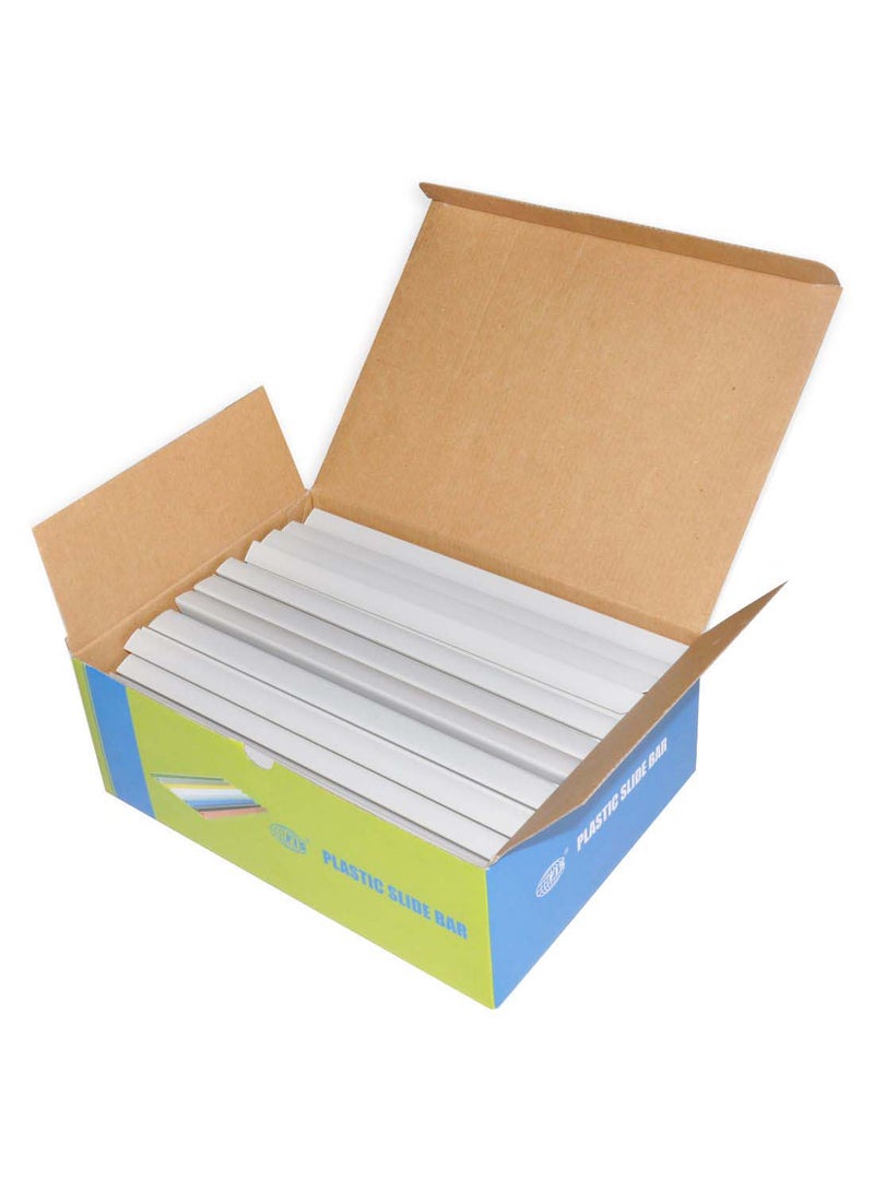 100-Piece File Sliding Bar Set White