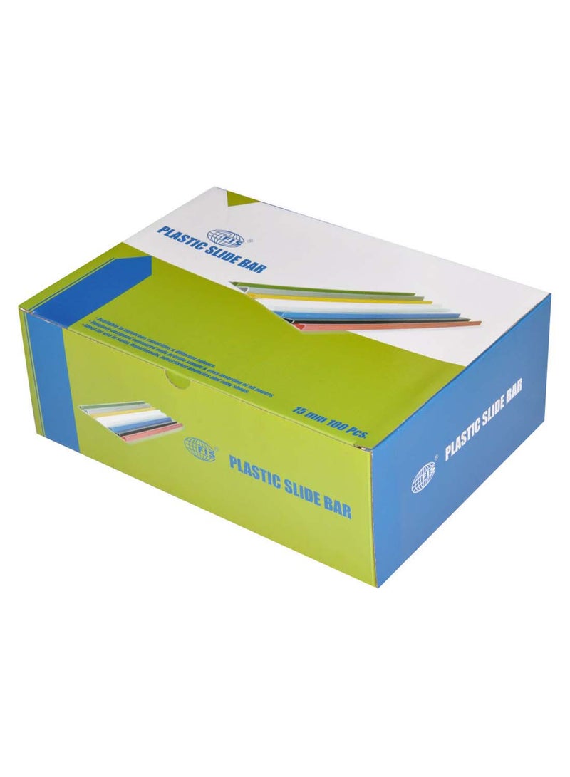 100-Piece File Sliding Bar Set White