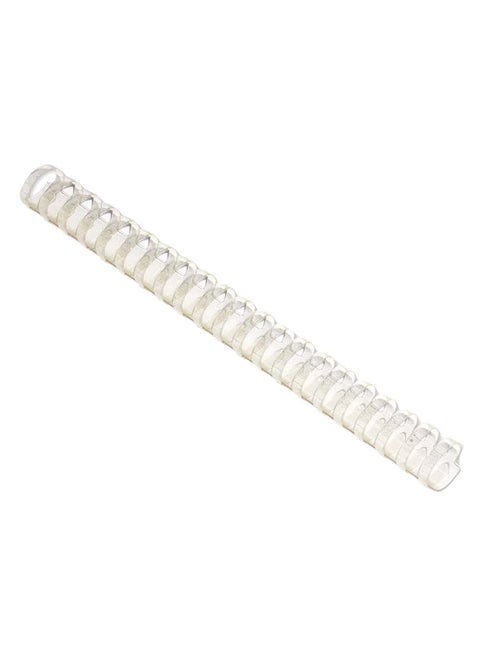 50-Piece Binding Rings Set Clear