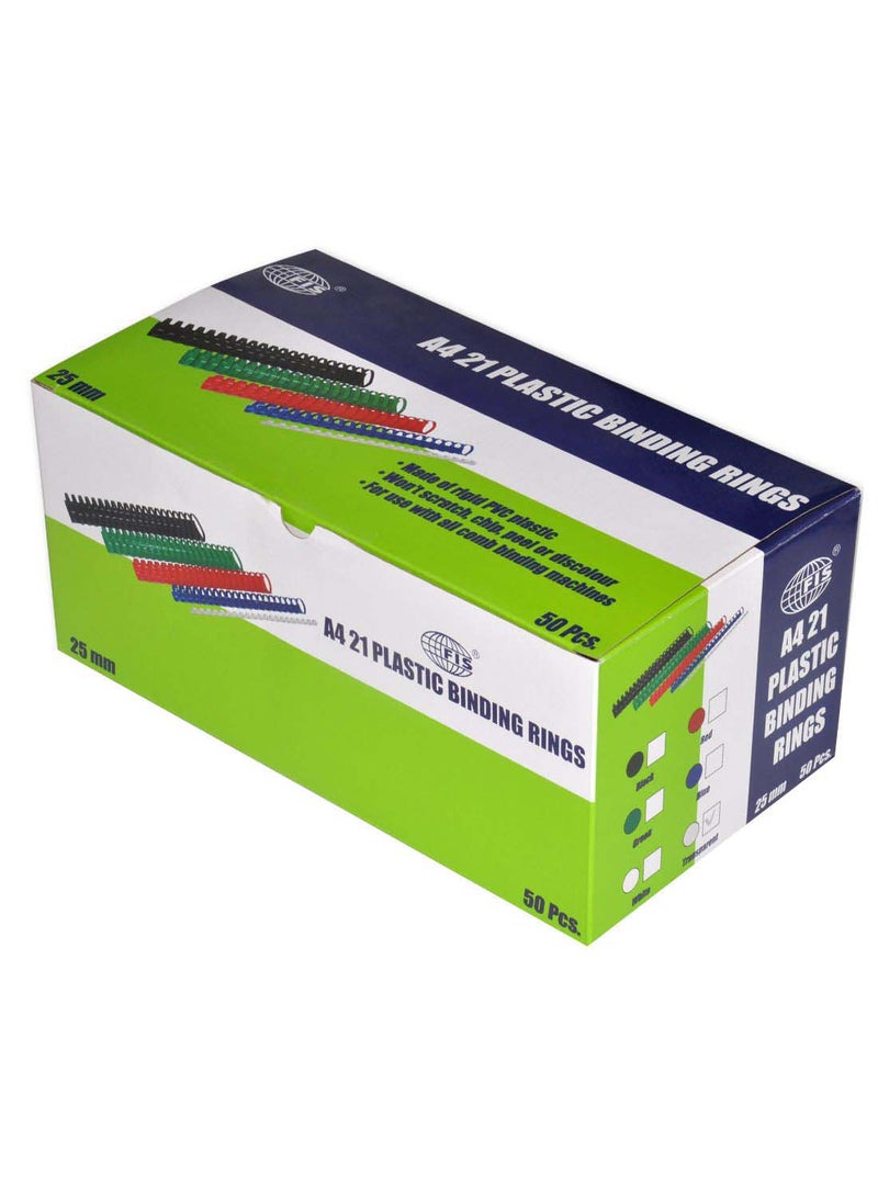 FIS 50-Piece Binding Rings Set Green  - Image 3