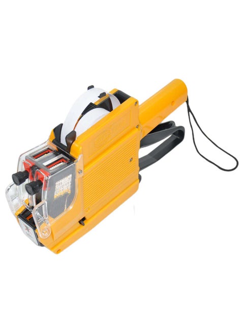 Two Line Price And Date Label Machine Yellow/Black/Clear