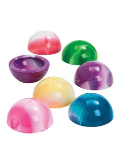 12-Piece Marbleized Popper Toy Set