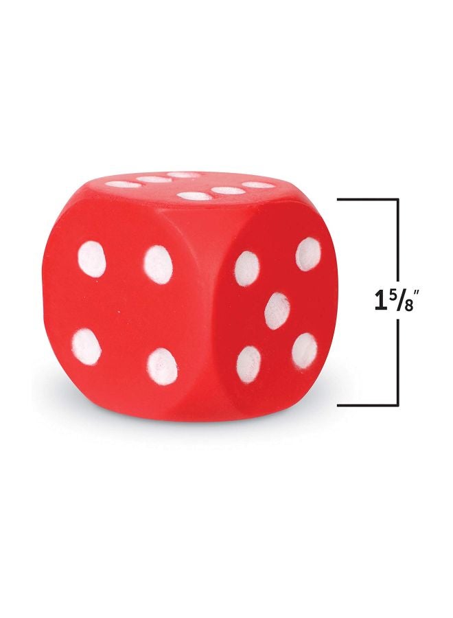 Learning Resources 2-Piece Foam Dice Cubes LER2228 1.75inch  - Image 2