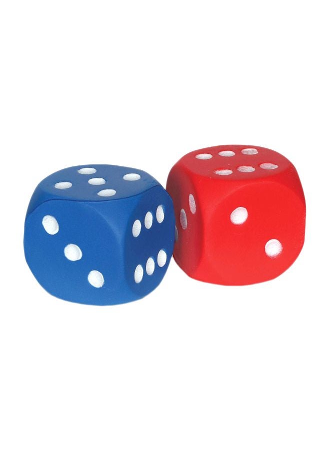 Learning Resources 2-Piece Foam Dice Cubes LER2228 1.75inch  - Image 1