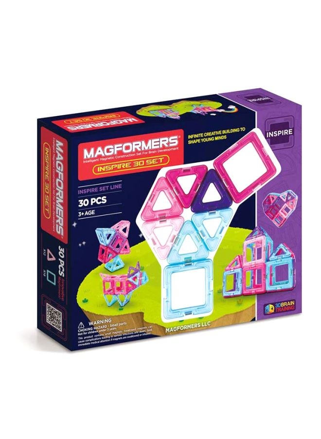 Magformers - 30-Piece Magnetic Building Block Set 63097 - Image 1