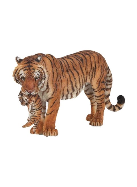 Tigress With Cub Figure
