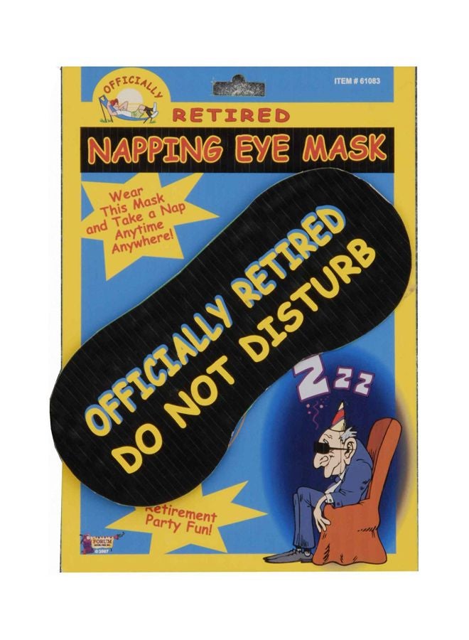 Officially Retired Do Not Disturb Napping Eye Mask 61083 - v1576695482/N32863542A_1