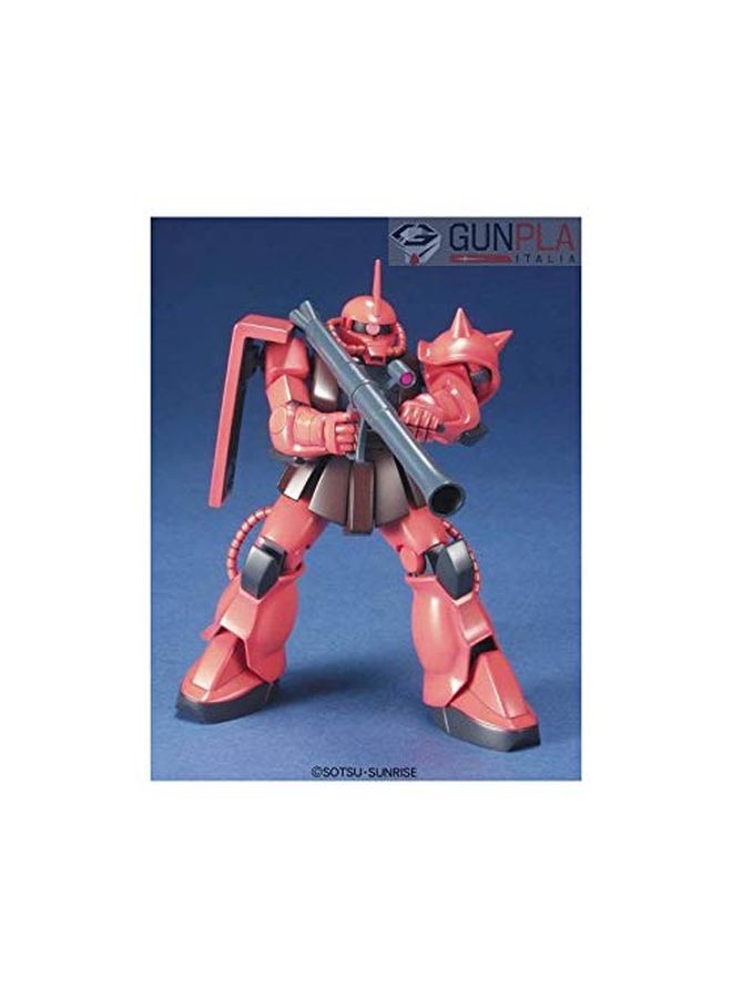 Gundam - Zaku II Char Custom Action Figure 19702 - Image 1