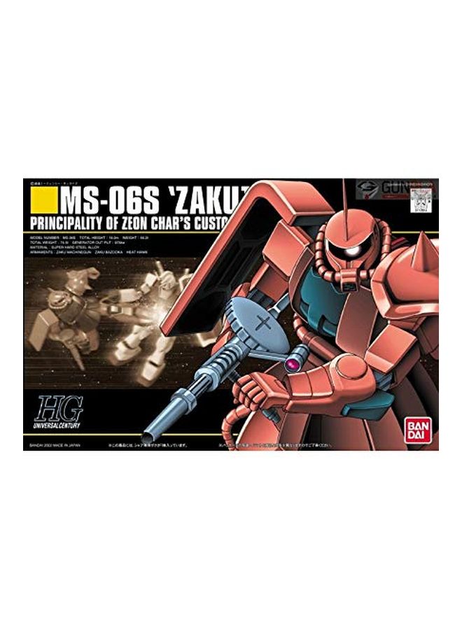 Gundam - Zaku II Char Custom Action Figure 19702 - Image 1