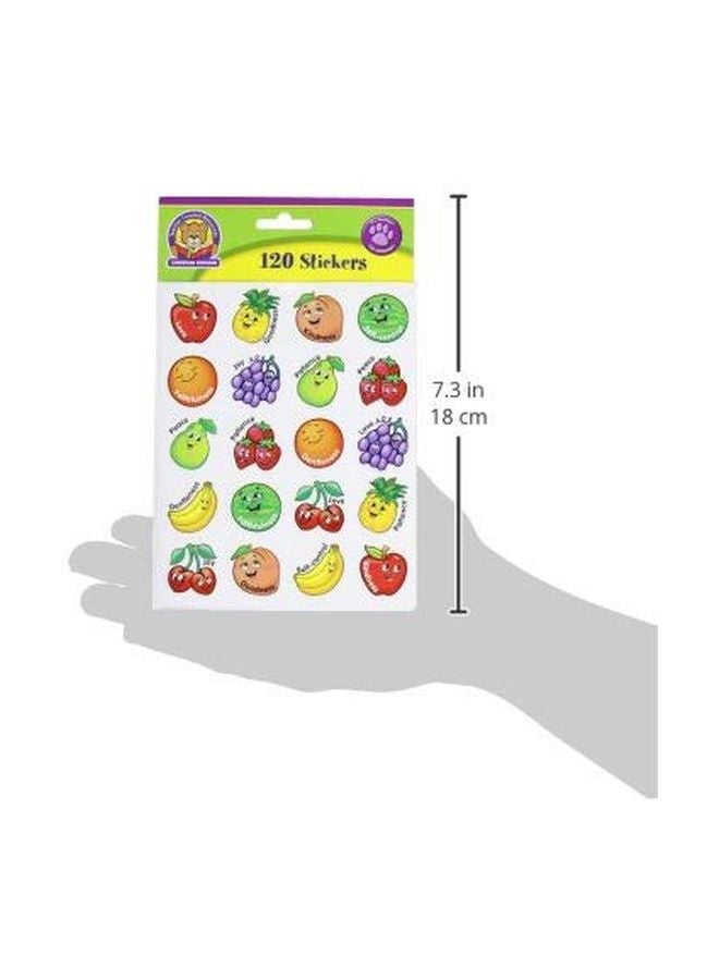 Teacher Created Resources 120-Piece Fruit Sticker Set - Image 3
