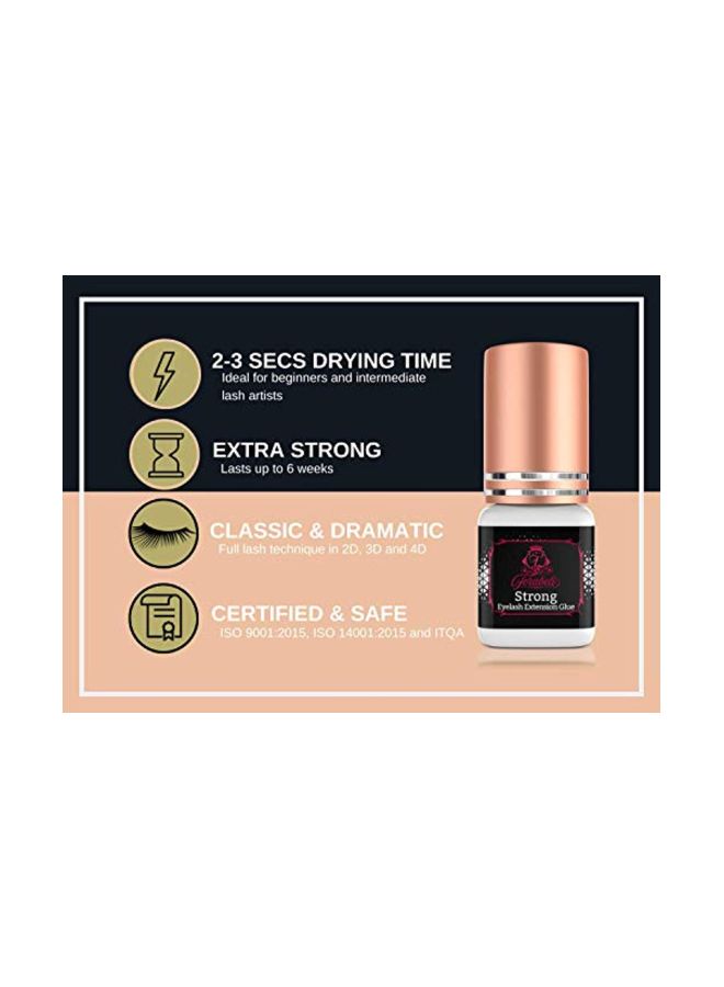 Forabeli Strong Eyelash Extension Glue Black - Image 4