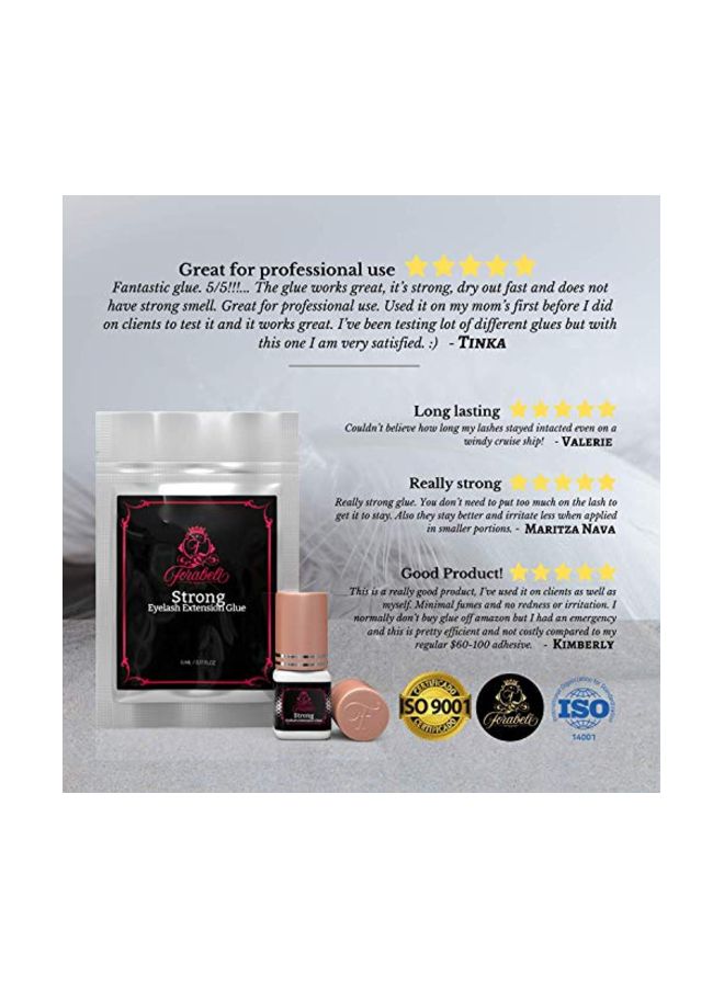 Forabeli Strong Eyelash Extension Glue Black - Image 5