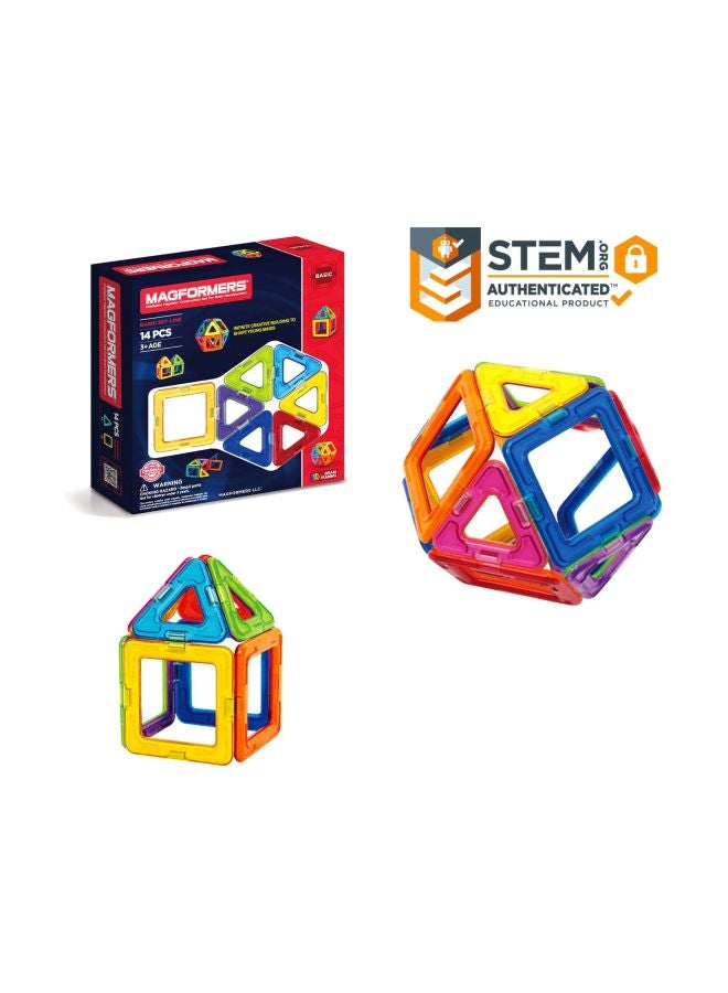 Magformers 14-Piece Magnetic Building Block Set 63069  - Image 5