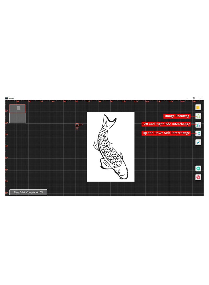 Generic - Portable Single Arm Engraver Mini Carver Carvehead Black - Image 1