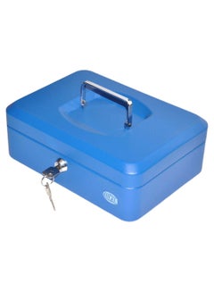 Cash Box With Key Blue