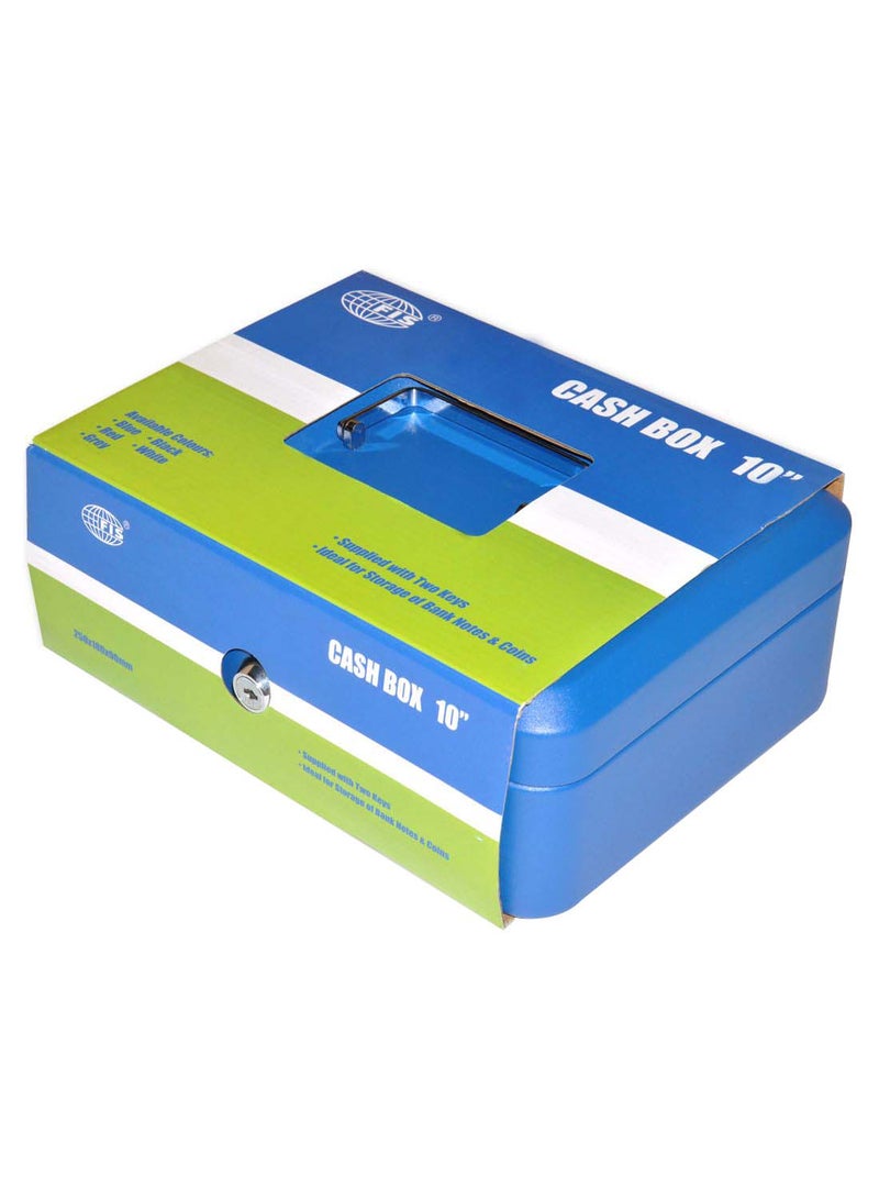 FIS - Cash Box With Key Blue - Image 1