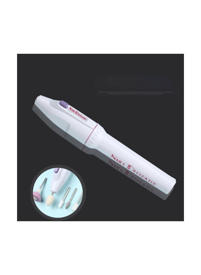Generic Electric Nail Drill Machine White  - Image 2