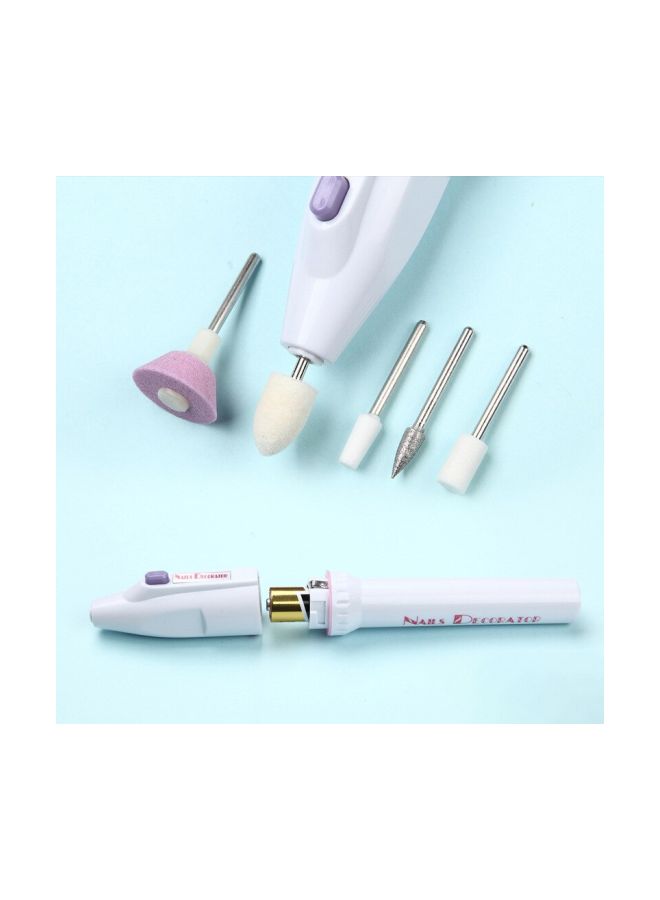 Generic Electric Nail Drill Machine White  - Image 3