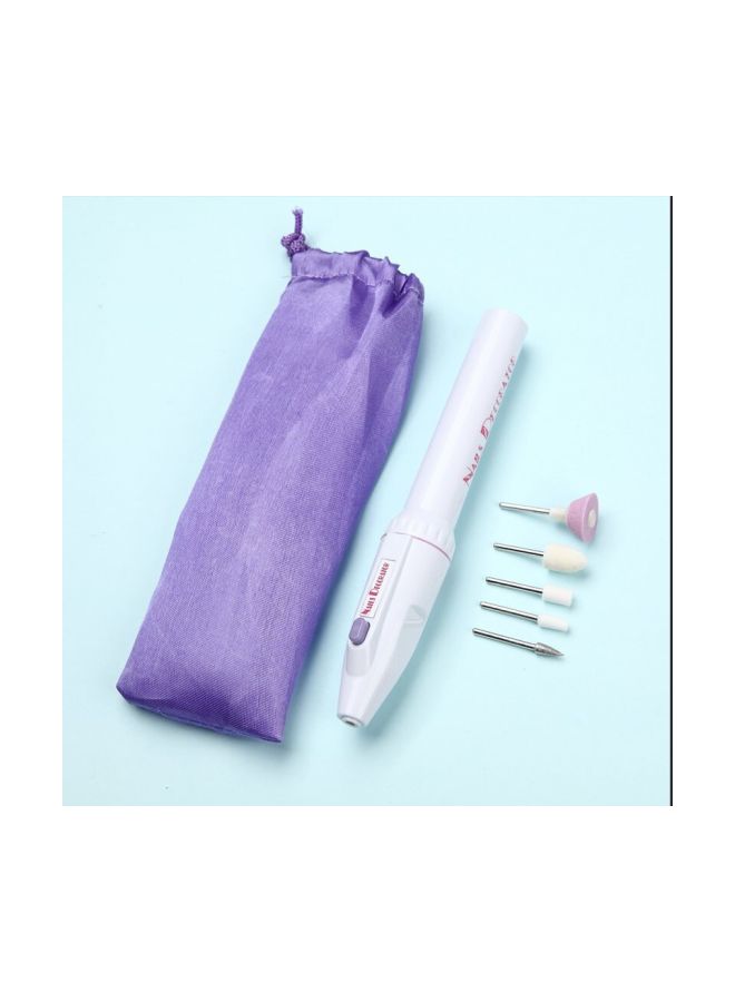 Generic Electric Nail Drill Machine White  - Image 4