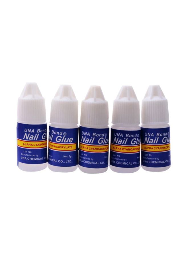5-Piece Nail Glue Clear - Image 1