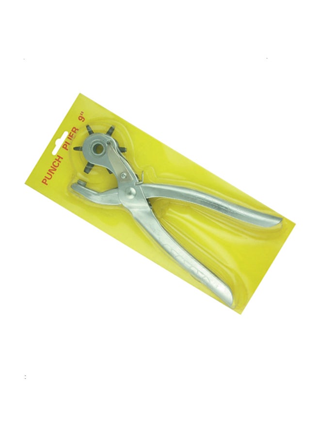 Leather Belt And Shoe Hole Punch And Plier Silver 15x5x5cm 
