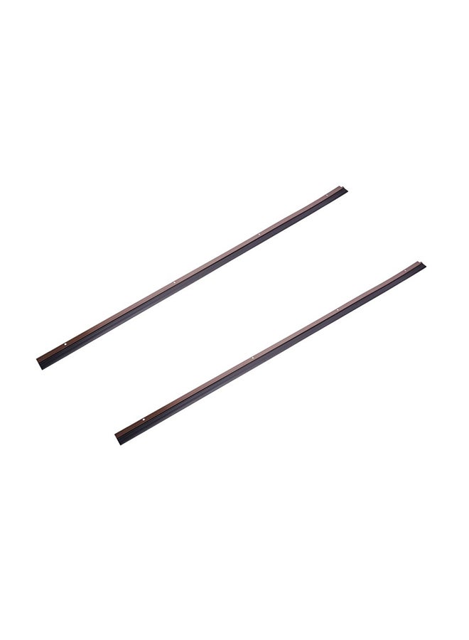 ROBUSTLINE 2-Piece Rubber Water Seal For Doors Brown 1meter