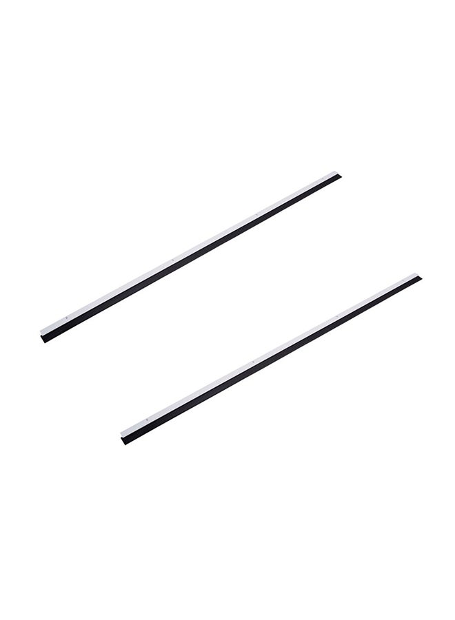 روبستلاين شريط مطاطي للأبواب لمنع تسرب المياه - قطعتان أبيض 1متر