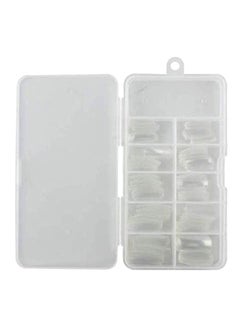 100-Piece Artificial Nails Set Clear